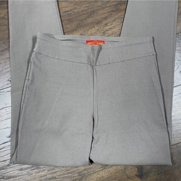 KRAZY Larry Stretch Ankle Pants Khaki Size 8 - Picture 3 of 6